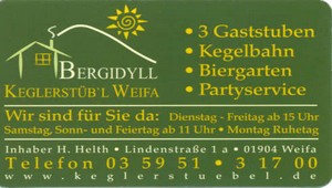 Keglerst&uuml;b&acute;l Weifa